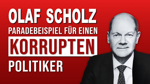 Olaf Scholz, Paradebeispiel für einen korrupten Politiker